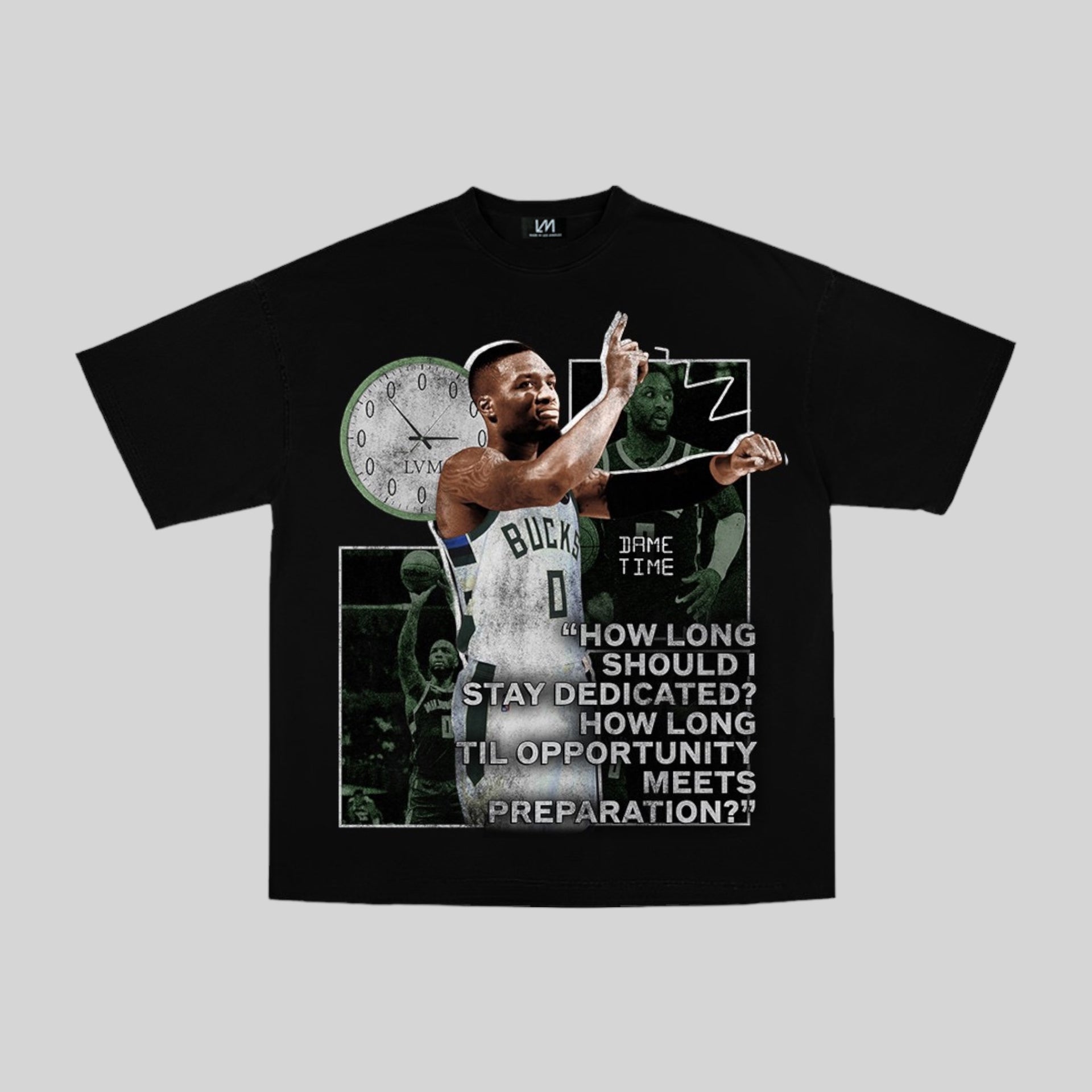 Dame Time Black Tee